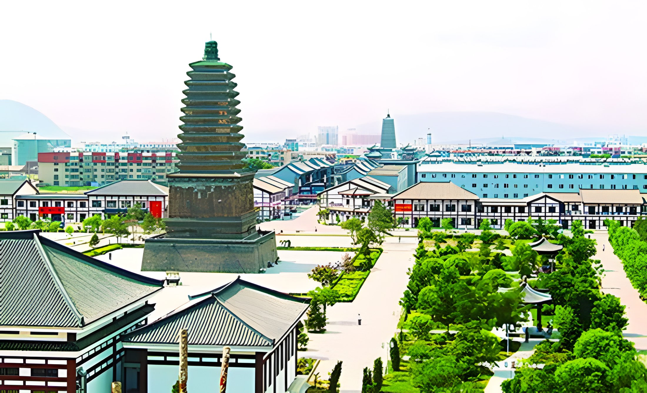 朝阳市的南北塔